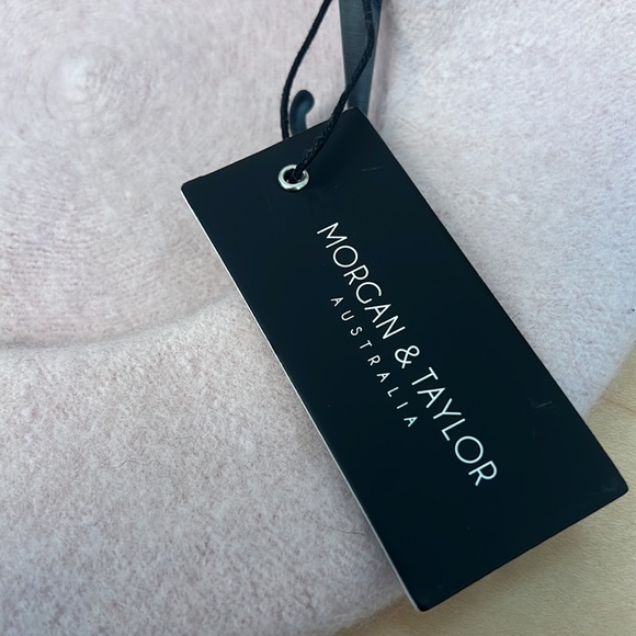 NWT Morgan & Taylor Light Pink French Beret Hat - Picture 6 of 10